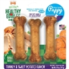 HEALTHY EDIBLES PUPPY TURKEY & SWEET POTATO 3PK