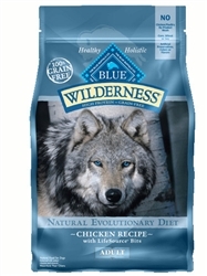 BLUE BUFFALO WILDERNESS CHICKEN RECIPE ADULT DOG FOOD 24LB