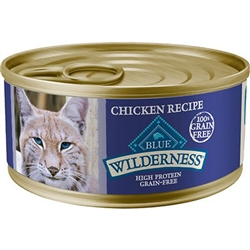 BLUE BUFFALO WILDERNESS CHICKEN RECIPE FOR ADULT CATS 5.5OZ - CASE OF 24