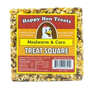 HAPPY HEN TREAT SQUARE MEALWORM & CORN 6.5OZ