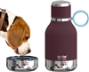 ASOBU DOG BOWL WATER BOTTLE BURGUNDY 32OZ