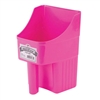 Little Giant 153850 Enclosed Feed Scoop, 3 qt 6 in W X 6-1/4 in L X 9-1/4 in H, Pink