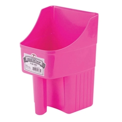 Little Giant 153850 Enclosed Feed Scoop, 3 qt 6 in W X 6-1/4 in L X 9-1/4 in H, Pink