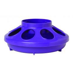 Miller 806 Heavy Duty Baby Chick Feeder, 1 qt Capacity 6.325 in W x 6-3/8 in L x 2-1/2 in H, Purple