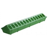 Miller 820 High Density Poultry Feeder 4-1/2 in W X 20 in L X 3 in H, Polypropylene, Lime Green