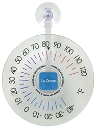 LA CROSSE 105-1061 6 INCH DIAL THERMOMETER W/ SUCTION CUP