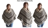 Open Cowl Neck Poncho - Crochet