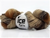 7106 Hand Dyed Sock Yarn  -  Orange Brown Shades