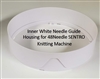 Inner Needle Guide Housing (White) - SENTRO 48 Needle Knitting Machine