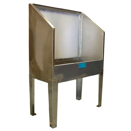CCI E44S Stainless Steel Washout Booth