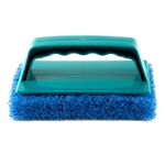 Scrub Brush With Pad - Blue