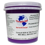 Allureglow USA Violet Plastisol Reflective Ink - 5 Gallon