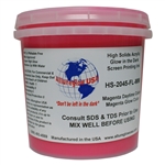 Allureglow USA Magenta HSA Water Based Glow Ink (Glows Magenta) - 5 Gallon