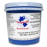 Allureglow USA Blue HSA Water Based Reflective Ink - 5 Gallon