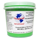 Allureglow USA Green HSA Water Based Reflective Ink - 5 Gallon