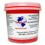 Allureglow USA Red HSA Water Based Reflective Ink - 5 Gallon