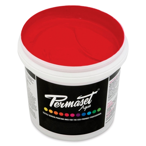 Permaset Aqua Standard Ink - Scarlet - 1L