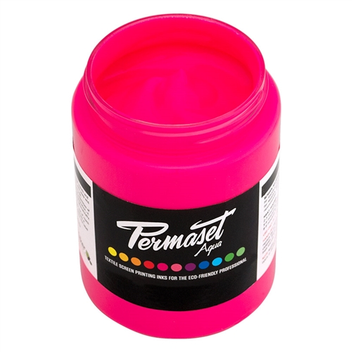 Permaset Aqua Standard Ink - Glow Pink - 300ml