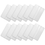 Plastic Ink Card Scraper - 12 Pack