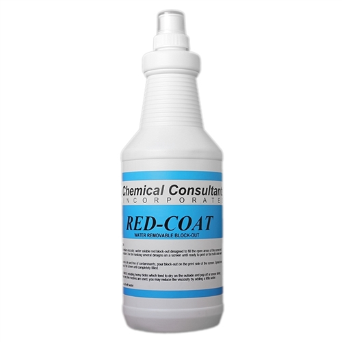 CCI Red-Coat Water Removable Blockout Fluid