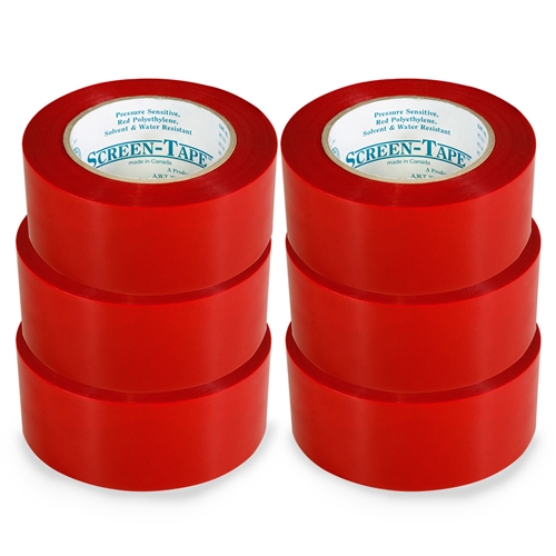 Screen Printing Screen Tape - 2" x 36 Yds - 6 Pack