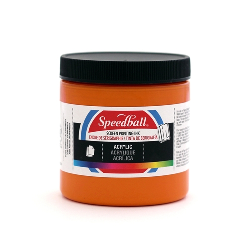 Speedball Acrylic Ink - Orange - 8 oz.