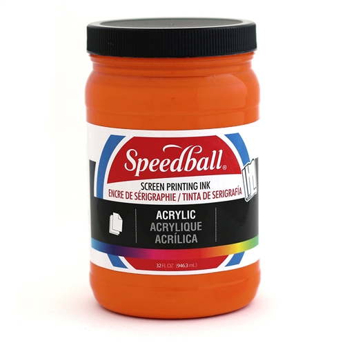 Speedball Acrylic Ink - Orange - 32 oz.