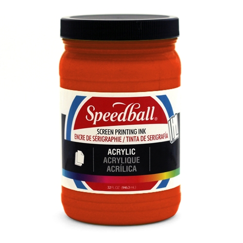 Speedball Acrylic Ink - Fire Red - 32 oz.