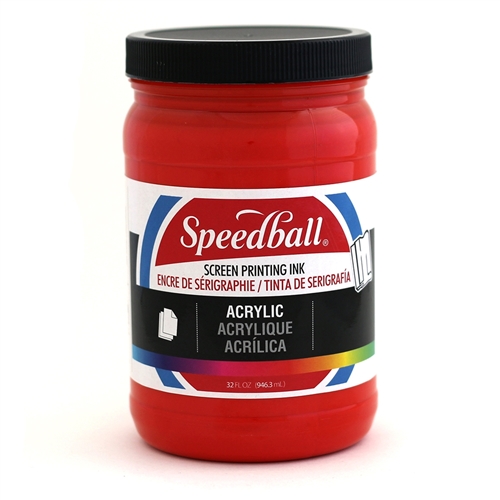 Speedball Acrylic Ink - Medium Red - 32 oz.