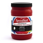 Speedball Acrylic Ink - Dark Red - 32 oz.