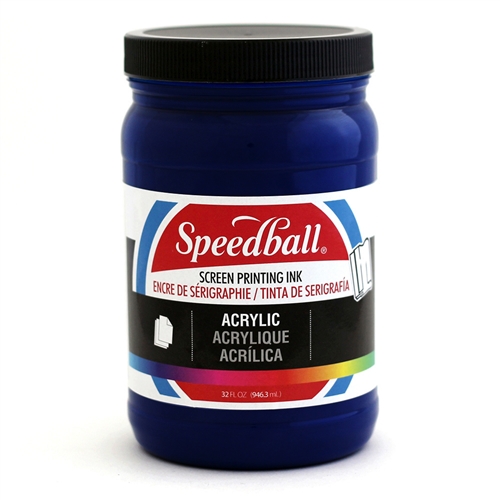 Speedball Acrylic Ink - Dark Blue - 32 oz.