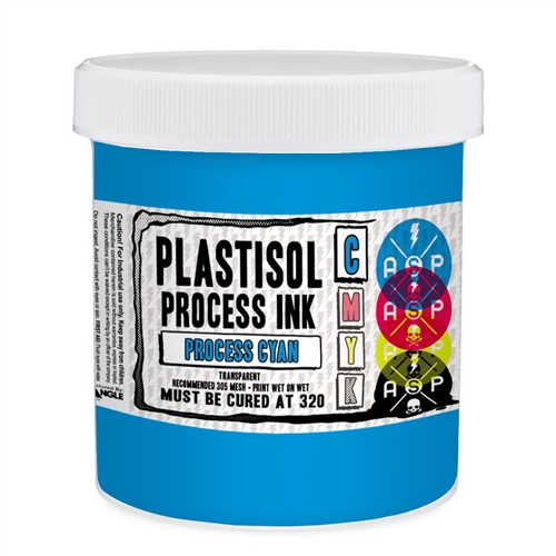 Triangle Plastisol Ink - Process Cyan