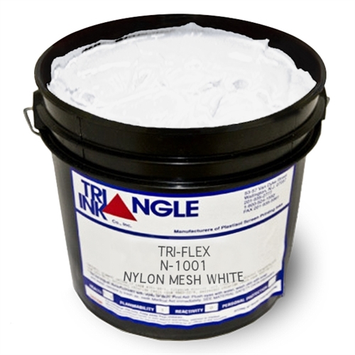 Triangle Ink - Nylon Mesh White
