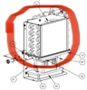 Replacement Coil Assembly, Evaporator/Condenser For Dri-Eaz DRIZAIR 1200 Dehumidifier. Part #: 102992
Old Part #: 08-01777