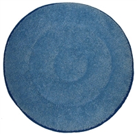 17" Blue Microfiber Carpet Cleaning Bonnet