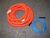 CARPET CLEANING VACUUM 1 1/2" X 25' & SOLUTION 1/4" 25' HOSE COMPLETE PACKAGE