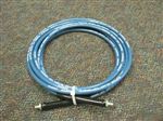 CARPET CLEANING 25' SOLUTION HOSE, 1/4" RAPTOR 3000 PSI