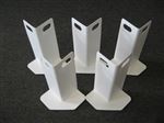 CORNER GUARDS WHITE, SET OF 5