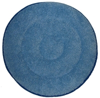 8" Blue Microfiber Carpet Cleaning Bonnet