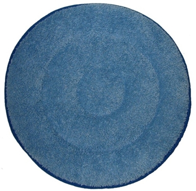 8" Blue Microfiber Carpet Cleaning Bonnet