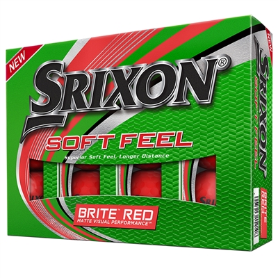 Srixon Soft Feel 12 Red Golf Balls