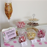 50 GUESTS PERSONALISED SWEETIE TABLE BUFFET HIRE WEDDING