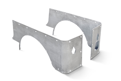 CJ-7 Rear Crusher Corners (Aluminum)