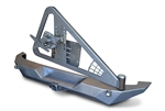 JK Brawler FULL Width Rear Bumper - Tire Carrier - Tabs