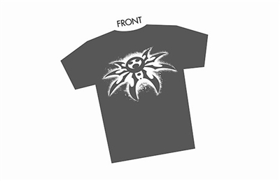 "Overspray Spyder" Gray T-Shirt - Youth Small