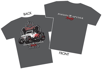 2017 Poison Spyder Racing T-Shirt - Men - 2X-Large