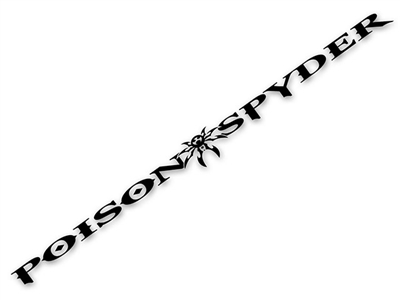 Poison Spyder Windshield Decal - Black