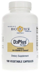 bio tech pharmacal d3 plus 180 caps