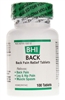 bhi back pain relief 100 tabs