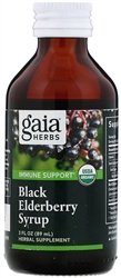 gaia herbs â€‹black elderberry syrup 3 oz